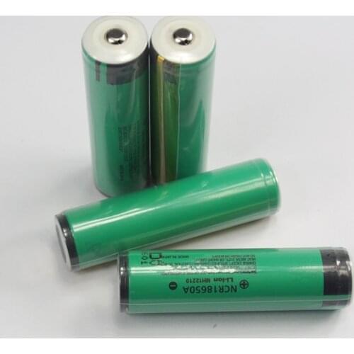 4pcs/lot Panasonic Protected 18650 3100mAh 3.7V Lithium Rechargeable Battery for NCR18650A Flashlight Laptop Batteries with PCB