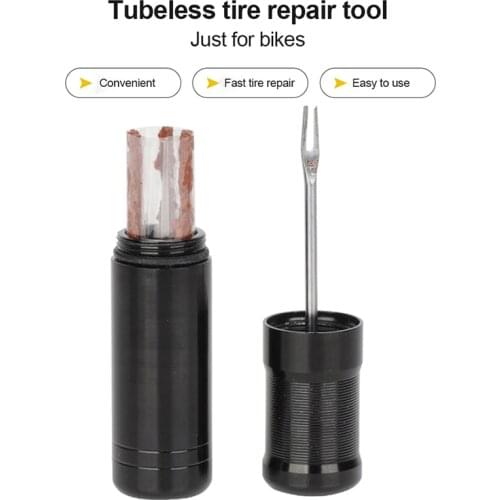 New Bicycle Tubeless Tire Repair Strip MTB Road Bike Tire Repair Drill Bike Wheel Tire Puncture Plug Bicycle Repair Kit Tools BR