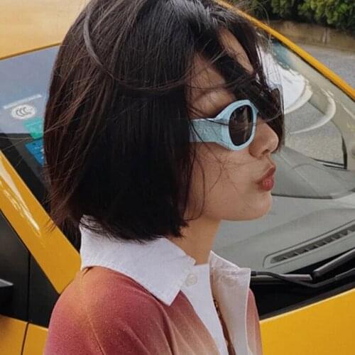 2021NEW Luxury Fashion Brand Designer Polygon Sunglasses Women Vintage Shield Cool women Sun Glasses lunette de soleil femme