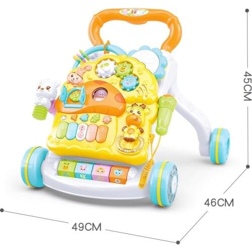 Early Education Children Education Trolley with Water Tank Baby Walker 0-1 Years Old Baby Toys Musical Toys for Baby