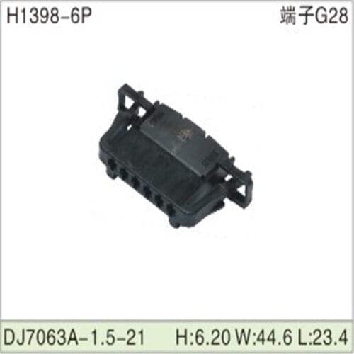 Free shipping 500pcs DJ7063A-1.5-21 6Pin 1.5mm AMP Car Electrical Wire Connectors for VW,BMW,Audi,Toyota,NISSAN AND other