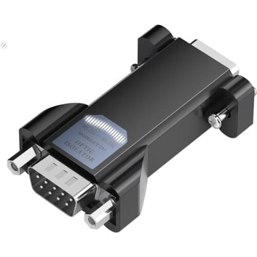 Rs232 to rs-232 Serial opto-isolator Signal extender Serial port protector Three lines Anti-lightning and anti-static