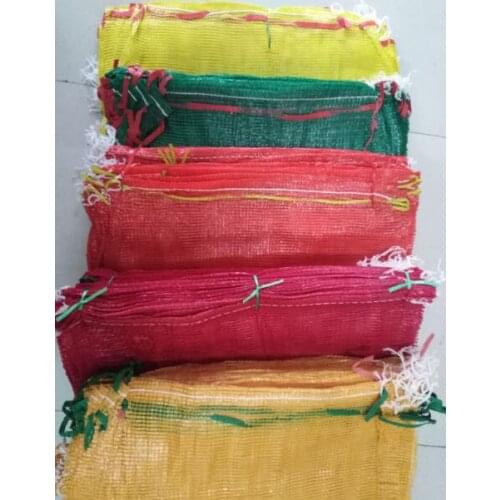 Fruit and vegetable mesh bag, woven mesh pouch