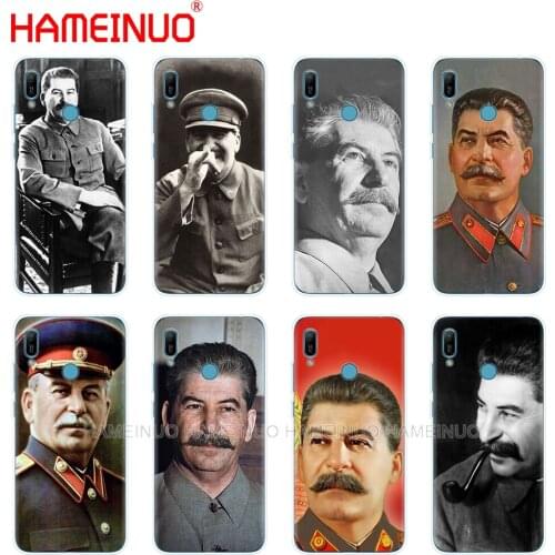 Silicon phone cover case for huawei Y5 Y6 Y7 Y9 PRO PRIME 2019 honor 8s 8a 20 LITE PRO 10i view 20 V20 Russian Stalin Ussr