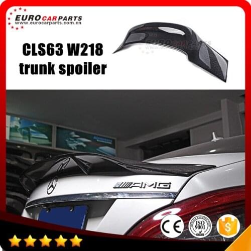CLS63 spoiler fit for CLS-CLASS CLS63 W218 trunk spoiler CLS63 R-style carbon fiber trunk spoiler