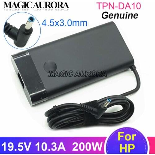 TPN-DA10 AC Adapter 19.5V 10.3A Power Supply 200W For HP Pavillion Gaming 17 G7 Omen 15 SERIES 15-DC0030NR ZBOOK 17 G4 TPN-Q229