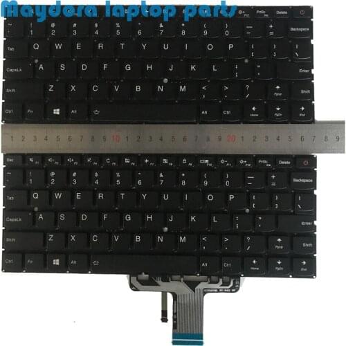 Laptop parts for LENOVO IDEAPAD 710S-13 AIR 13 AIR13 PRO US Backlit keyboard BLACK SN20k82392