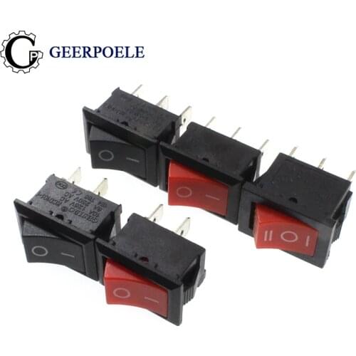 10 pcs/lot KCD1 2 Pin 250V 3A 21*15 Snap Rocker Switch On Off Interruptor Reed Interupteur Schakelaar