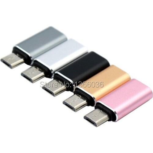 1000pcs Type C Female To Micro USB Male Android Phone USB Adapter Charger Charging Sycn Otg Converter for Samsung Xiaomi