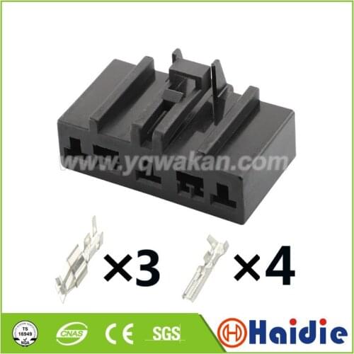 2sets 7pin auto plastic houing plug wiring cable electric unsealed plug connector