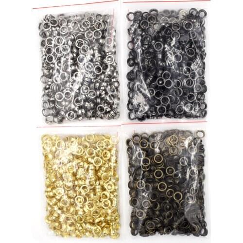 500 pieces/lot) An inner diameter of 10mm eyelets. Wearing rope hole.Gas buttons. Metal pores. Hollow rivets. Shoebox pores