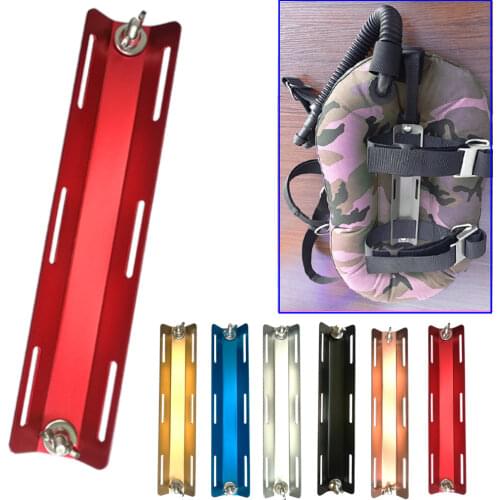 Aluminum Alloy Scuba Diving Single Tank Adapter with Bolts and Nuts for Scuba Diving BCD Backplate