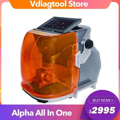 All In One Alpha Automatic Key Cutting Machine Car Keys