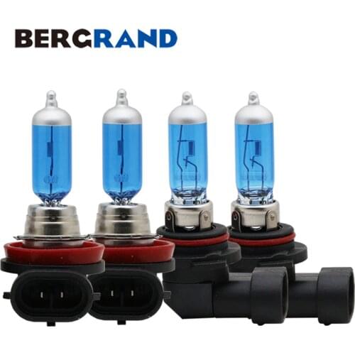 Car 12V 55W 9006 HB4 H11 Xenon White 4300K Car Halogen Bulbs Headlight Bulbs Hard Glass Auto Lamp Halogen Headlight For Toyota