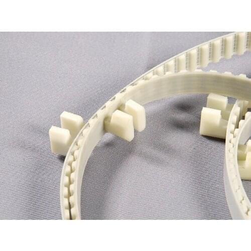 Free shipping factory wholesale cheap price 16mm widht, T5 special closed loop timing belt with blocks high quality