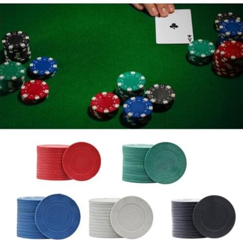 20pcs ABS Poker Chips Poker Card Game Chip Coin Casino Baccarat Black Jack Chips