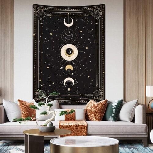 Moon Tapestry Wall Art Bohemian Tapestries Wall Hanging