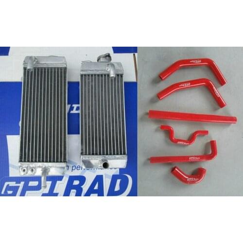 Aluminum Radiator & Hose FIT For KAWASAKI KXF250 KX250F KXF 250 2011-2014 2011 2012 2013 2014