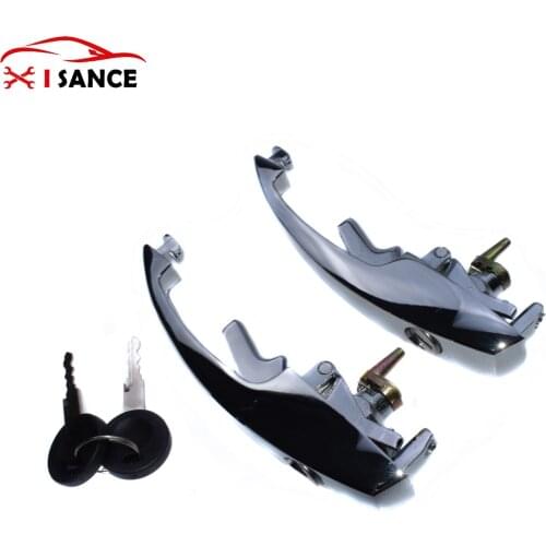 ISANCE OUTER DOOR HANDLE FRONT LEFT RIGHT WITH KEYS 113898205M New FOR VW Beetle 1968-1979 1.6L 1584CC 97Cu. In. H4 GAS