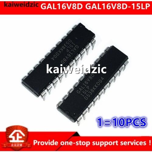 Kaiweikdic New imported original GAL16V8D-15LP GAL16V8D Programmable logic device PLD chip IC DIP20