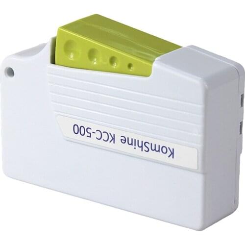 KCC-500 Fiber Optic end face cleaner Optical Fiber Cleaner Cassette Cleaner Fiber Connector Cleaner Fiber Optic Cleaning Box