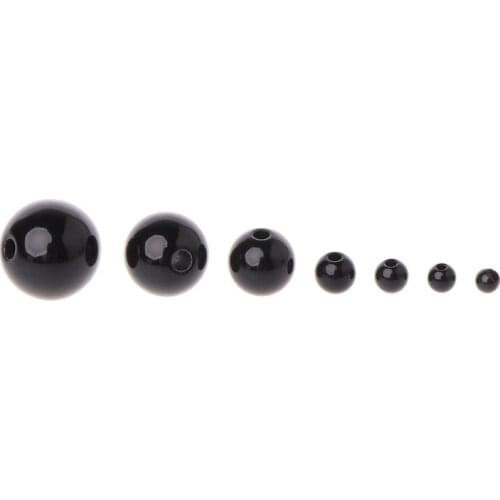 100pcs 3-12mm Black Safety Doll Eyes Sewing Beads For DIY Bear Stuffed Toys Scrapbooking Crafts T5EC