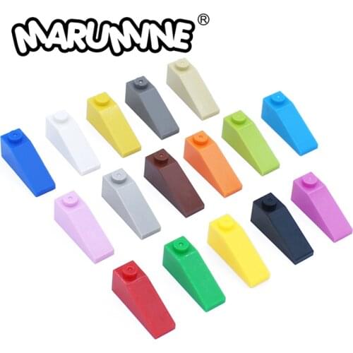 MARUMINE Bricks Toys Slope 3 x 1 Inverted Brick 150PCS/Lot MOC Classic Building Toy Educational DIY Construction Set for Kids