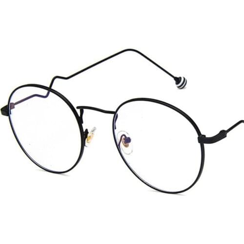 Fashion Candy Color Eyeglasses Clear Lens Rainbow Lollipop Glasses Frame Flat Mirror Anti-blue Light Decorative Spectacles Frame