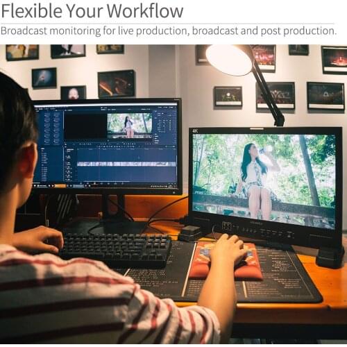 SEETEC LUT215 21.5 inch 3D LUT Broadcast Studio Monitor 3G-SDI 4K Full HD 1920 x1080 for Outdoor filming Post Production