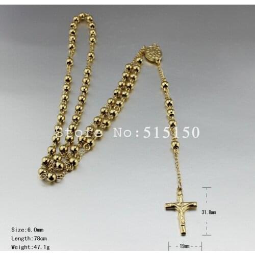 New Pretty Gold Cross Womens Men Statement Chain Jewelry Pendant Necklace High Quality Hot Selling Free Shipping