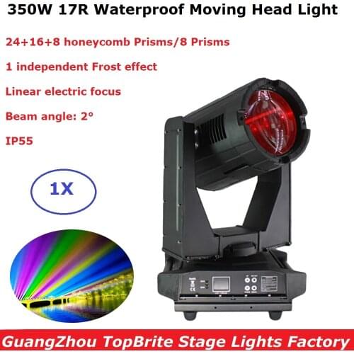 Super Beam 350W 17R Moving Head Light IP 55 Professional Lighting Outdoor Moving Head Beam Dj Wedding Stage Party Show Machine