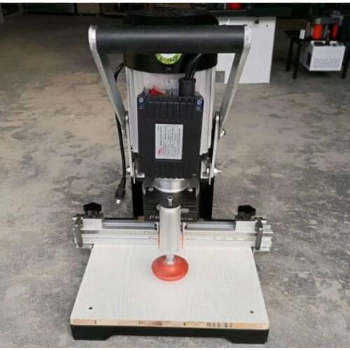 Portable home improvement woodworking hinge drill portable cutting machine three-in-one CNC multi-function semi-automatic drilli