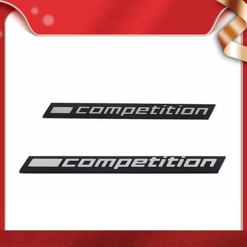Premium ABS COMPETITION for BMW Thunder Edition M1 M2 M3 M4 M5 M6 M7 M8 X3M X4M X5M Hood Fender trunk Rear Emblem Badge Sticker