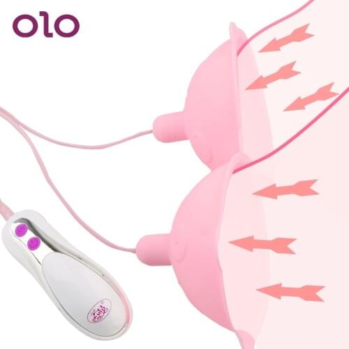 Nipple Sucker Vibrator Breast Enlarge Massager Tongue Lick Nipple Suction Cups Vibrator Electric Breast Pump Sex Toy for Women