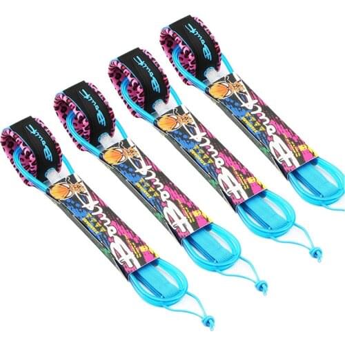 Surfing rope 6ft 8ft 10ft 12ft 7 mm thick surf belt surf surfboard belt Sup belt stand-up paddle board belt surf accessories