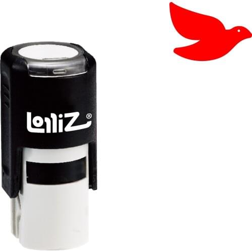 LolliZ Solid Animal Symbol Series Design #50 Self-Inking Rubber Stamp