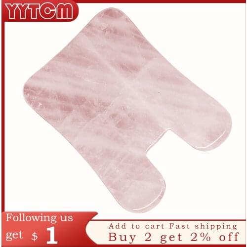 Rose quartz Massage scraper Guasha Scraping Beauty Kit Simming massage tool gua sha tools spa kit