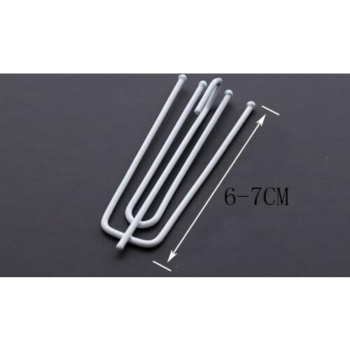 Curtain Accessories 15PCS/Pair Window Curtain 4-Prong Hooks for Top of Curtains
