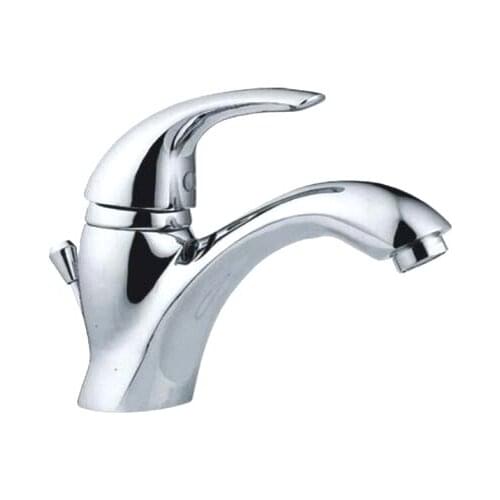 X8016B1 Hot and Cold Water Mixer Chrome Finish Brass Basin Faucet