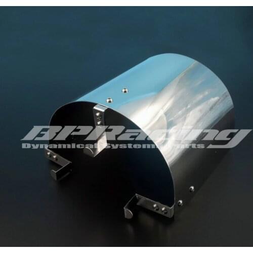 Universal Stainless Steel Air Filter Heat Shield For 2.25" TO 3.5" Cone Filter