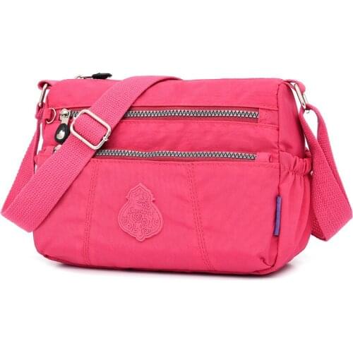 Waterproof Cloth Shake Hot Sale Handbag Big Capacity Multiple Compartment Crossbody Bag Bolsa Femail Shoulder Bags For Women