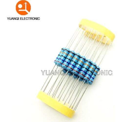 Total 150pcs 1% 2W Metal Film Resistor Assorted Kit 30Values*5pcs=150pcs (1K ohm ~820Kohm)