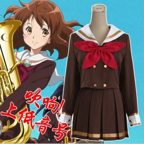 Sound! Euphonium School Uniform Cosplay Costume Sailor Uniform Set