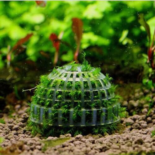 1pcs Natural Mineral Aquatic Bio Moss Ball for Aquarium Crystal Red Shrimp House Fish Tank Decoration Mineral Balls