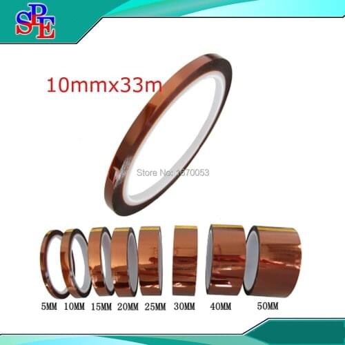 10mm High Temperature Resistant tape Heat dedicated Polyimide Tape for BGA PCB SMT Soldering Shielding