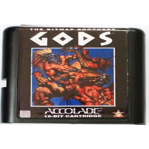 Gods 16 bit MD Game Card For Sega Mega Drive For SEGA Genesis