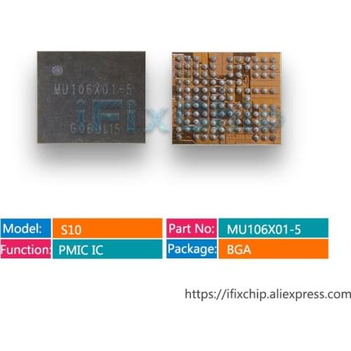 2pcs/lot MU106X01-5 For Samsung S10/S10+ Small Power management PM IC PMIC Chip