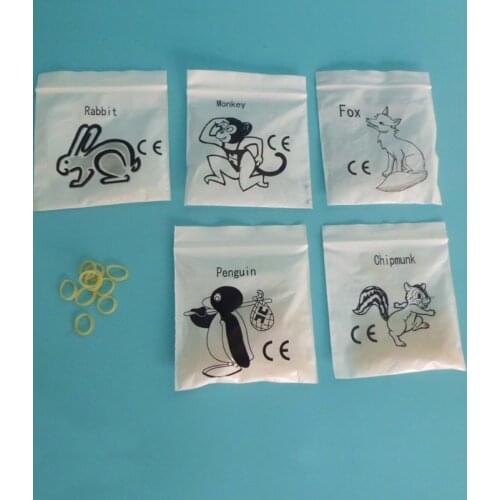 20 Packs Dental Rubber Bands Orthodontic Elastics Braces Teeth Gap Ortho Material Dental Ligature Ring Tooth Care for Sale