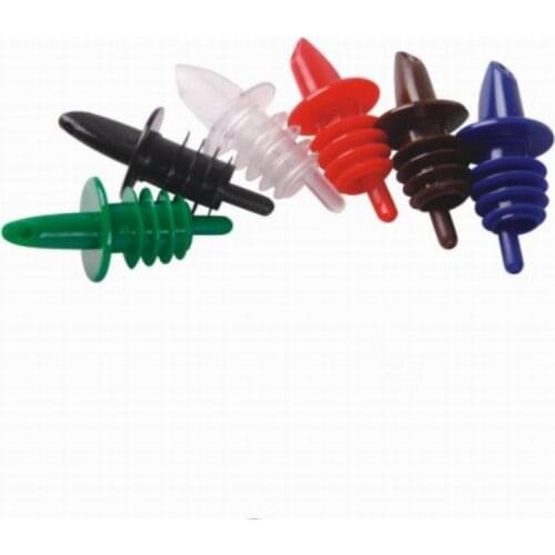 200pcs Plastic Reusable Wine Pourers Liquor Spirit Pourer Wine Whiskey Spout Free Flow Bottle Pourer Bar Supplies