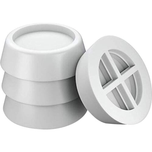4pcs For Washing Machine Dryers Durable Universal Rubber Protector Mute Furniture Anti Vibration Shock Proof Non Slip Feet Pads